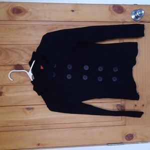Waxxiso beautiful black sweater jacket prefect for fall